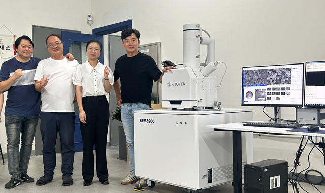 CIQTEK SEM Microscope SEM3200 at the GSEM Testing Center, Korea