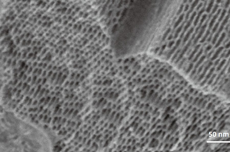 The pore structure of SBA-15 silica-based mesoporous material characterization