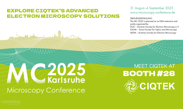 CIQTEK stellt auf der Mikroskopiekonferenz MC2025 in Karlsruhe aus