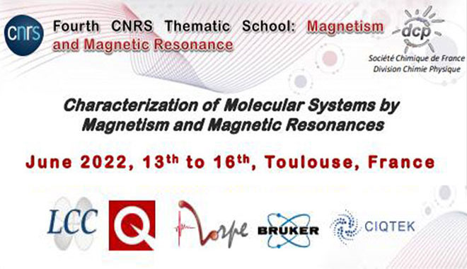 CIQTEK sponsert die CNRS Thematic School 2022 (Magnetismus und Magnetresonanzen) in Toulouse, Frankreich