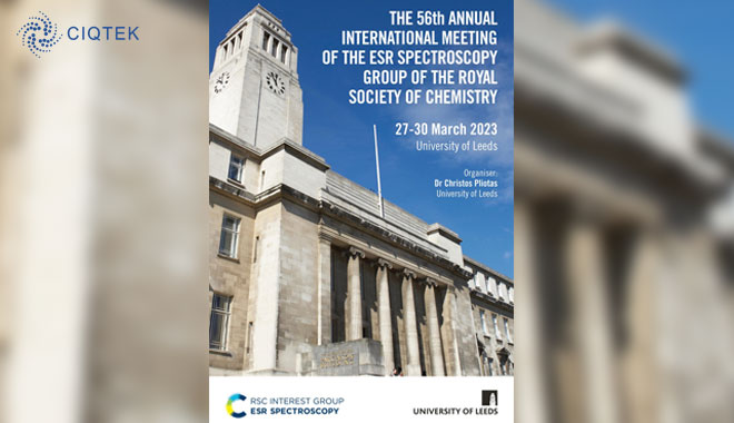 CIQTEK auf der International RSC ESR 2023 in Leeds, Großbritannien