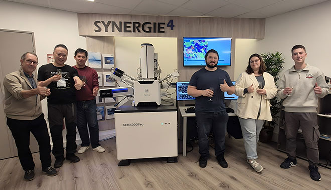 CIQTEK FESEM SEM4000Pro im SYNERGIE4-Showroom installiert – ein neuer Schritt in Europa