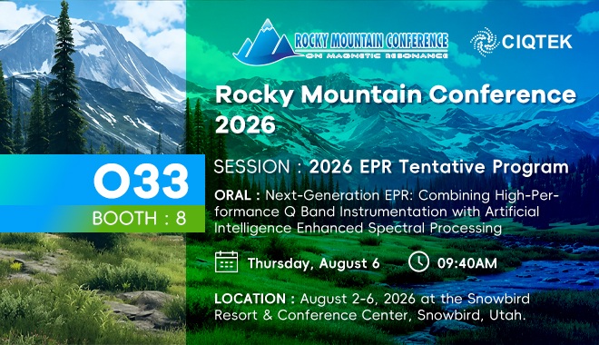CIQTEK at Rocky Mountain Conference 2026: AI-Enhanced EPR Solutions